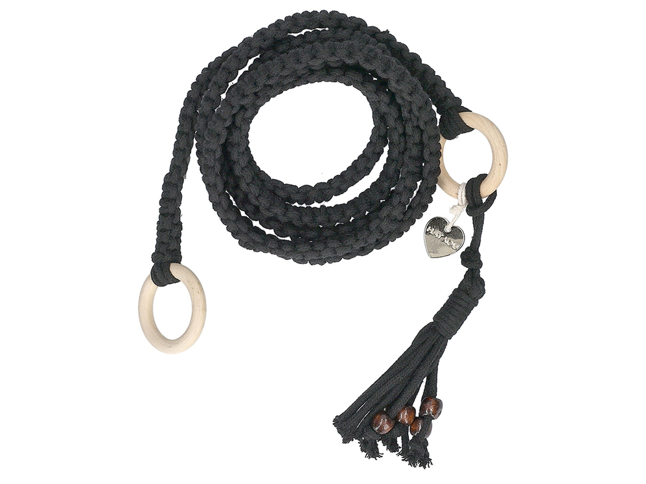 Corda macrame' porta telo/tappetino 185cm nero