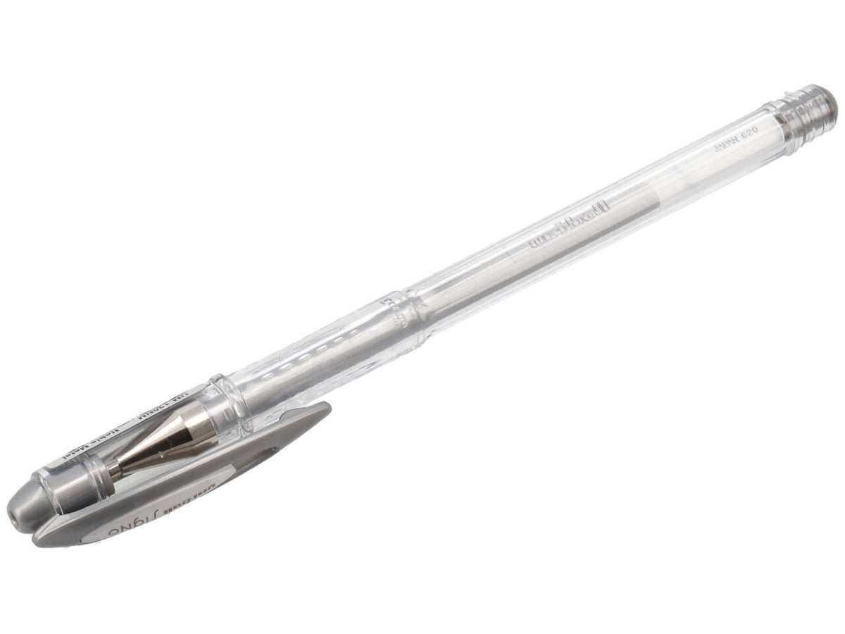 Penna gel uni-ball signo noble metal 0,8mm argento