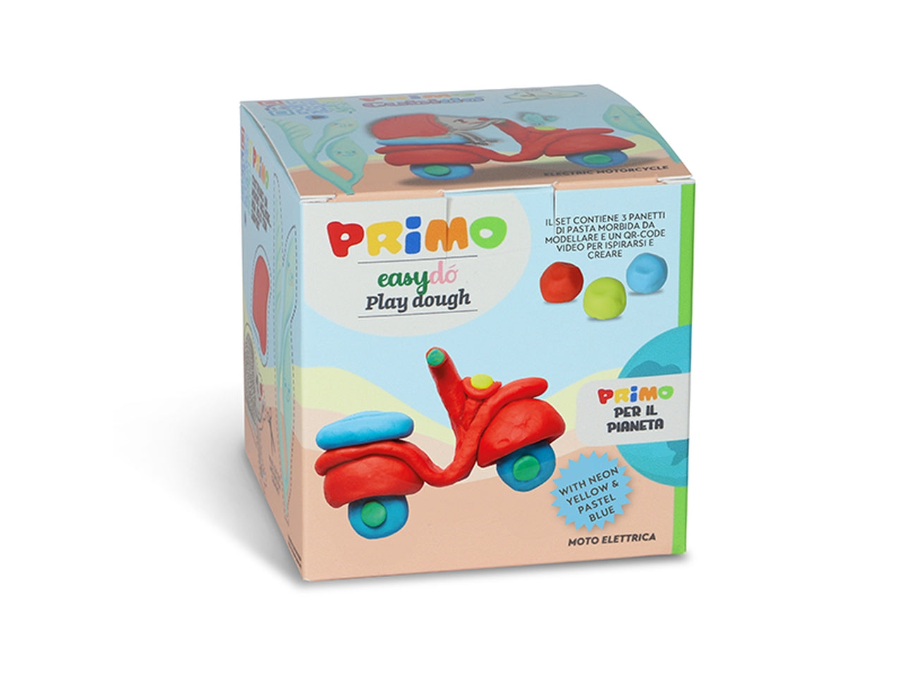Primo easydo' cubido' moto elettrica pasta da modellare da 60g