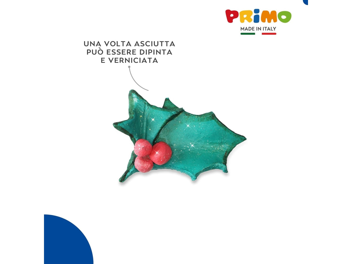 Primo mod glitter pasta da modellare 250g verde