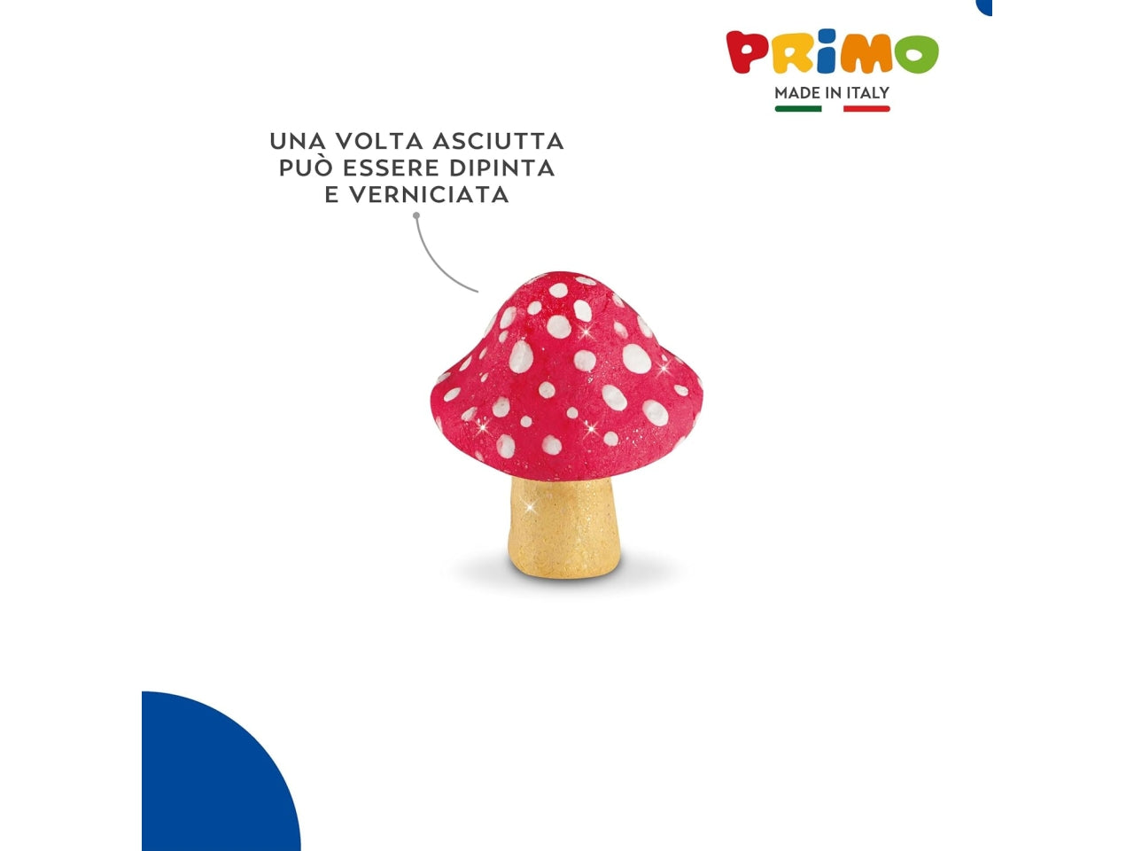 Primo mod glitter pasta da modellare 250g rossa