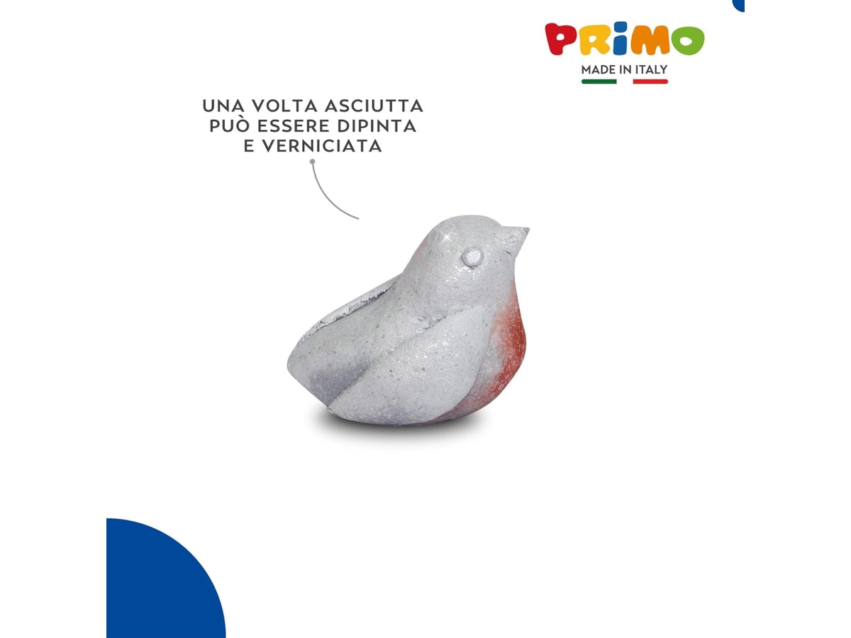 Primo mod glitter pasta da modellare 250g argento