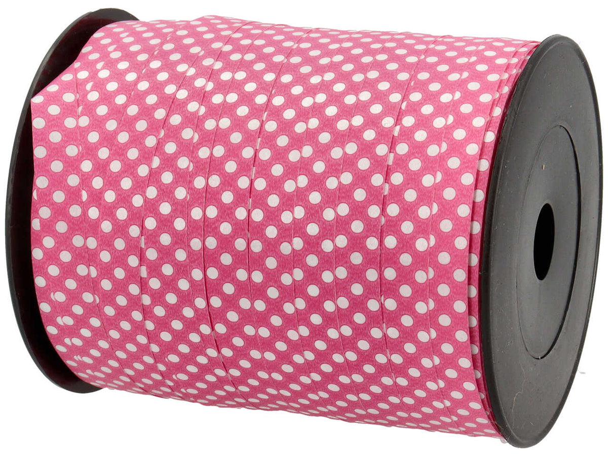 Nastro per torte pois 68162 1cmx250mt di colore fucsia