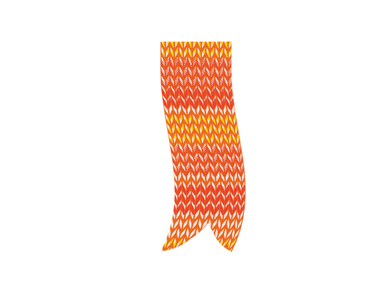 Nastro decorato 68344 2cmx100mt di colore arancio
