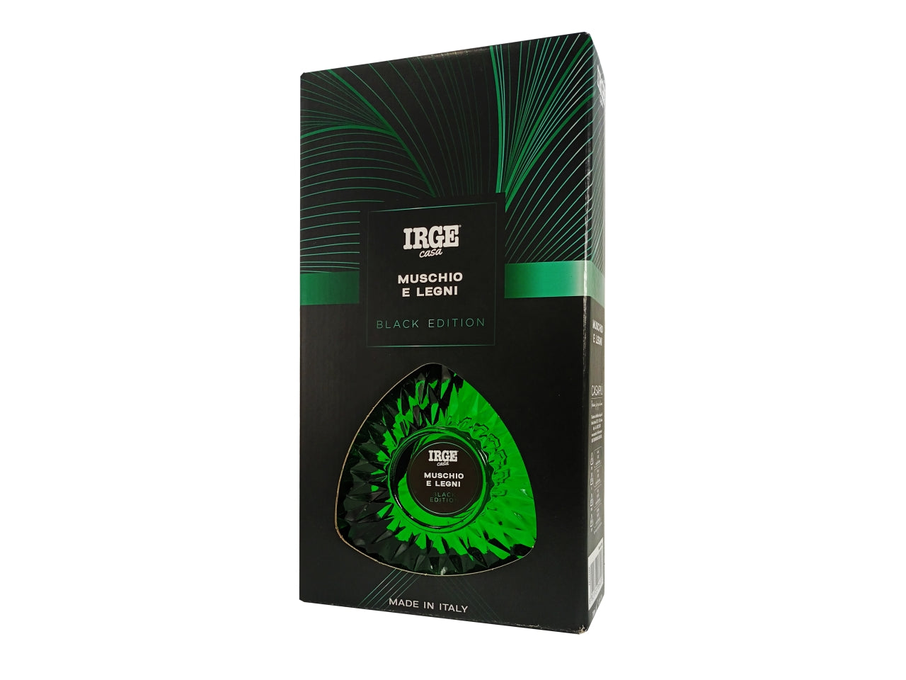 Diffusore di essenza con bacchette 700ml muschio e legni