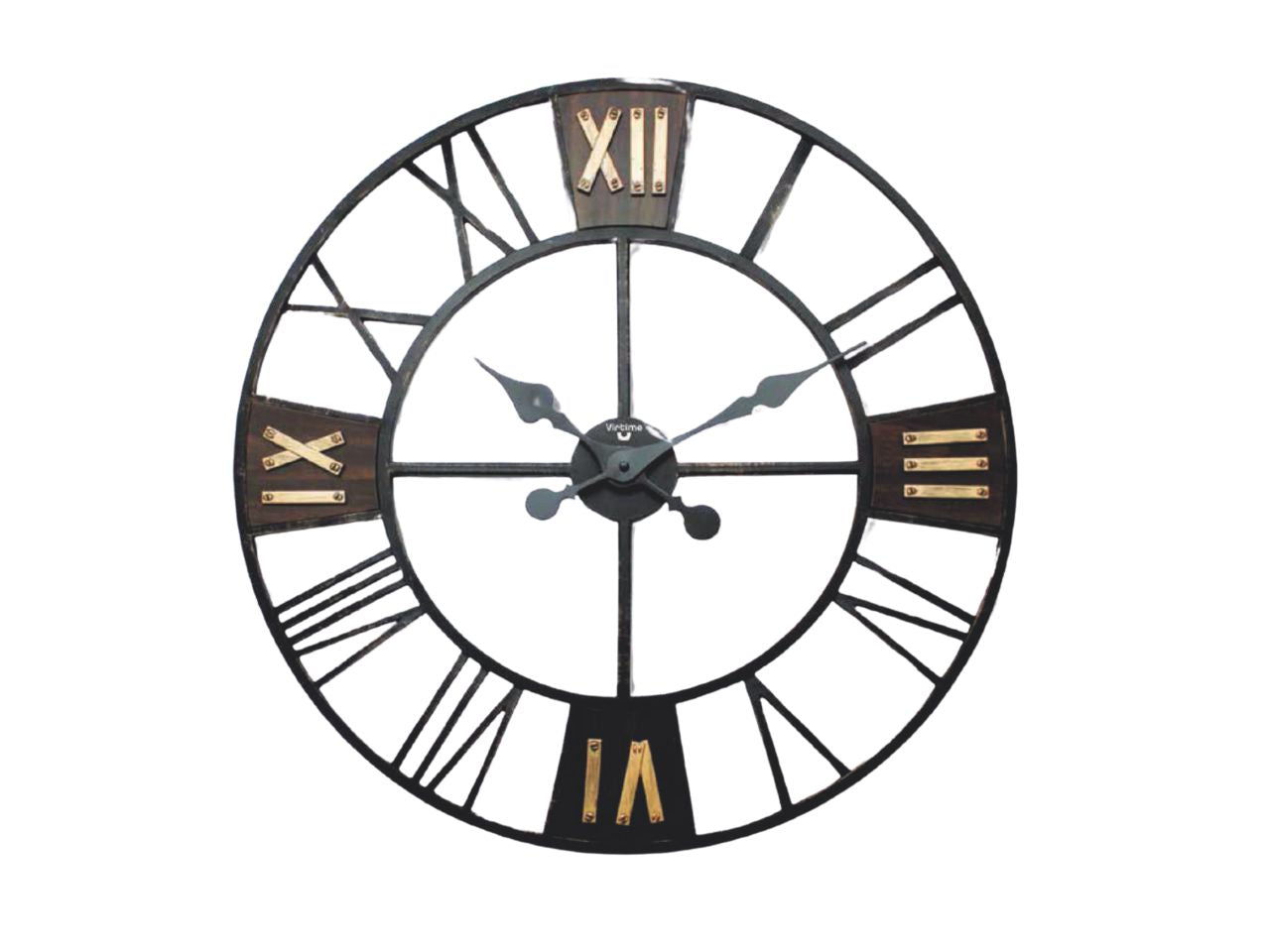Orologio da parete abs d.61cm movimento sweep - modern numeri romani