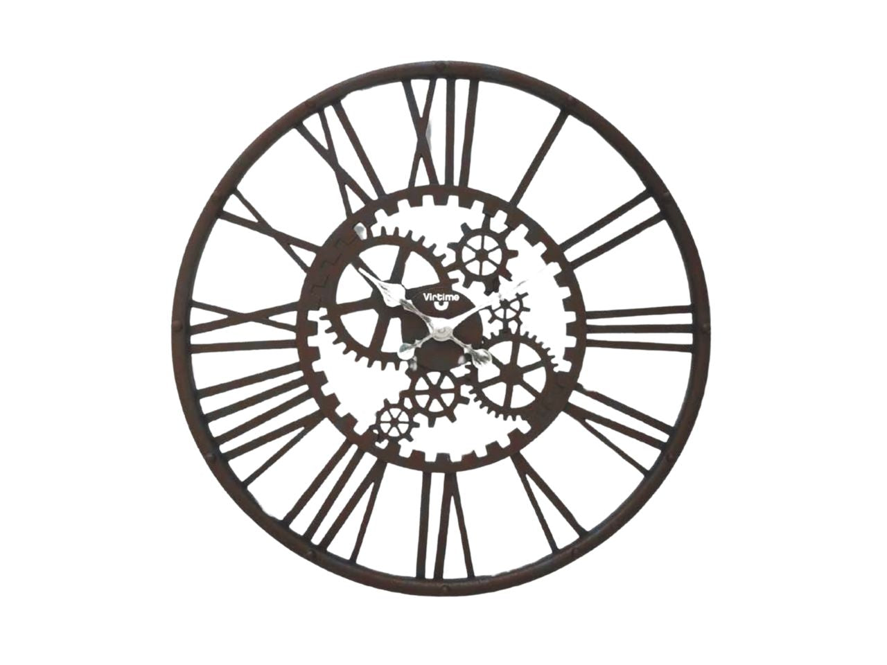 Orologio da parete abs d.60cm movimento sweep - modern gear numeri romani