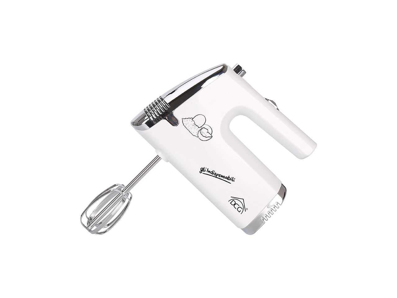 Sbattitore 5 velocita' con 2 fruste e 2 ganci 200w
