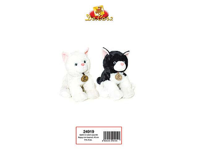 Peluche gatti 40cm 24919