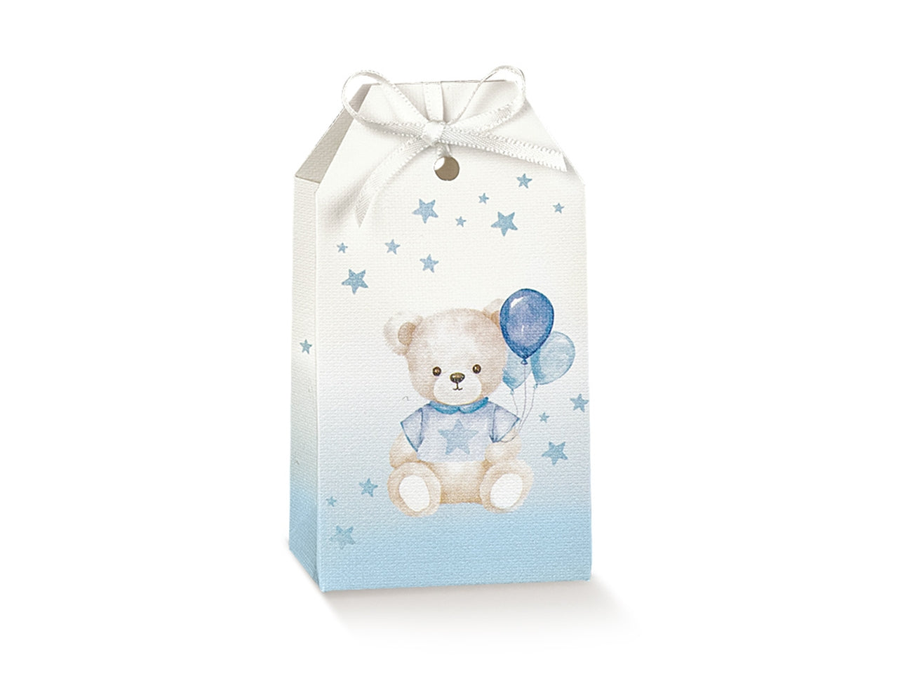 Scatola tag orsetto 6x4,5x11cm azzurro