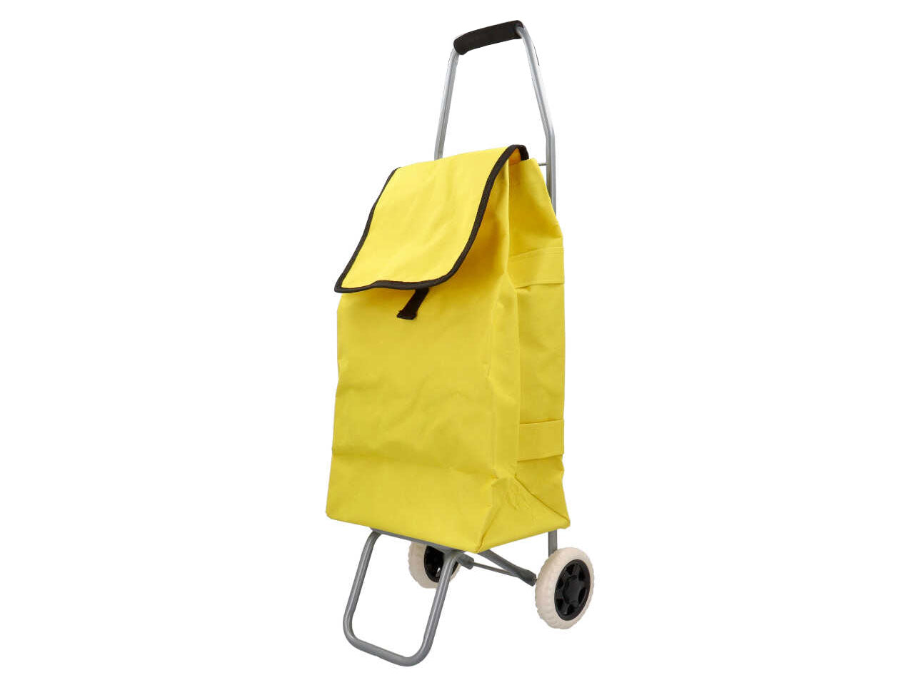 CARRELLO SPESA CON RUOTE IN NYLON E METALLO