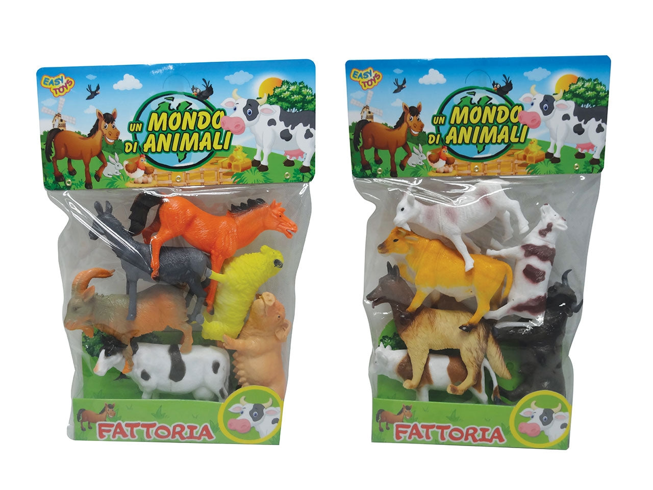 ANIMALI FATTORIA LA CONFEZIONE CONTIENE 6 ANIMALI