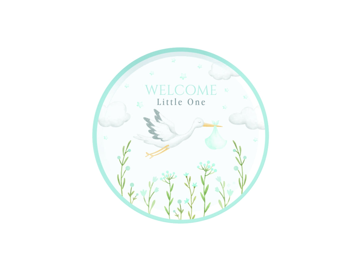 PIATTI WELCOME LITTLE ONE BLUE 18CM CONFEZIONE 6PZ