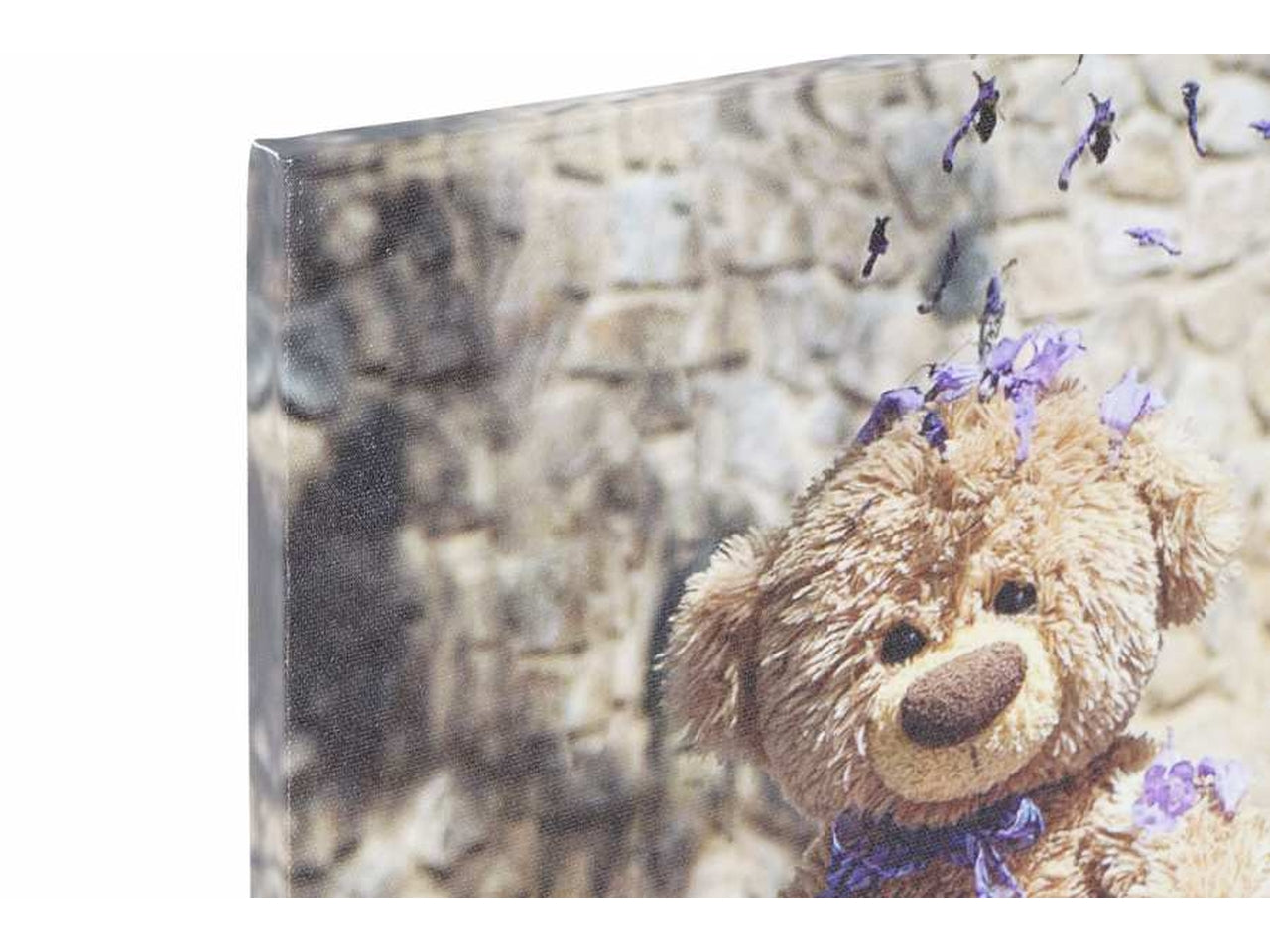 QUADRO TELA 28X1,5X28CM SOGGETTO ORSO IN 4 MODELLI ASSORTITI