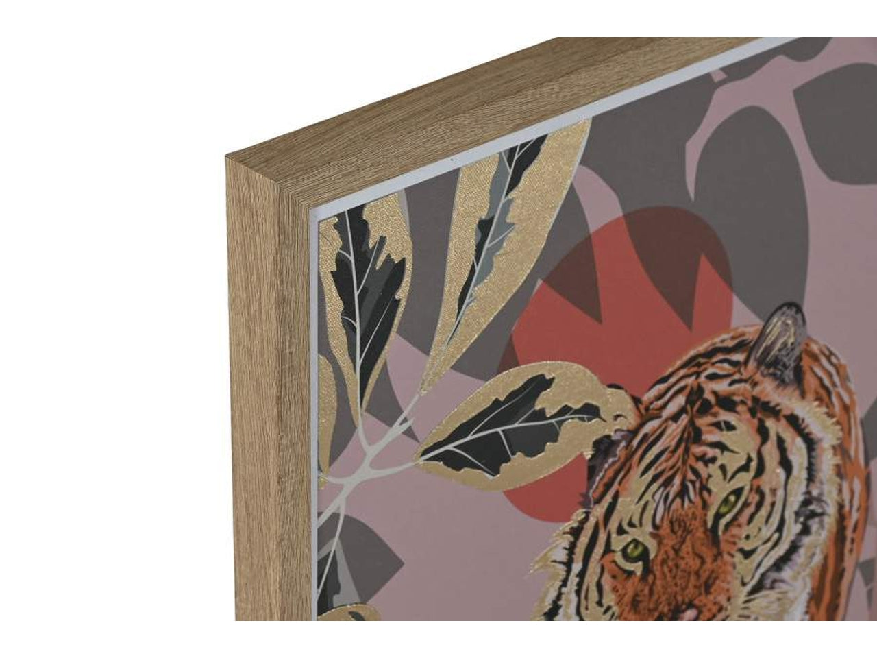 Quadro tela 45x2,5x60cm soggettio selva dorato in 2 modelli assortiti