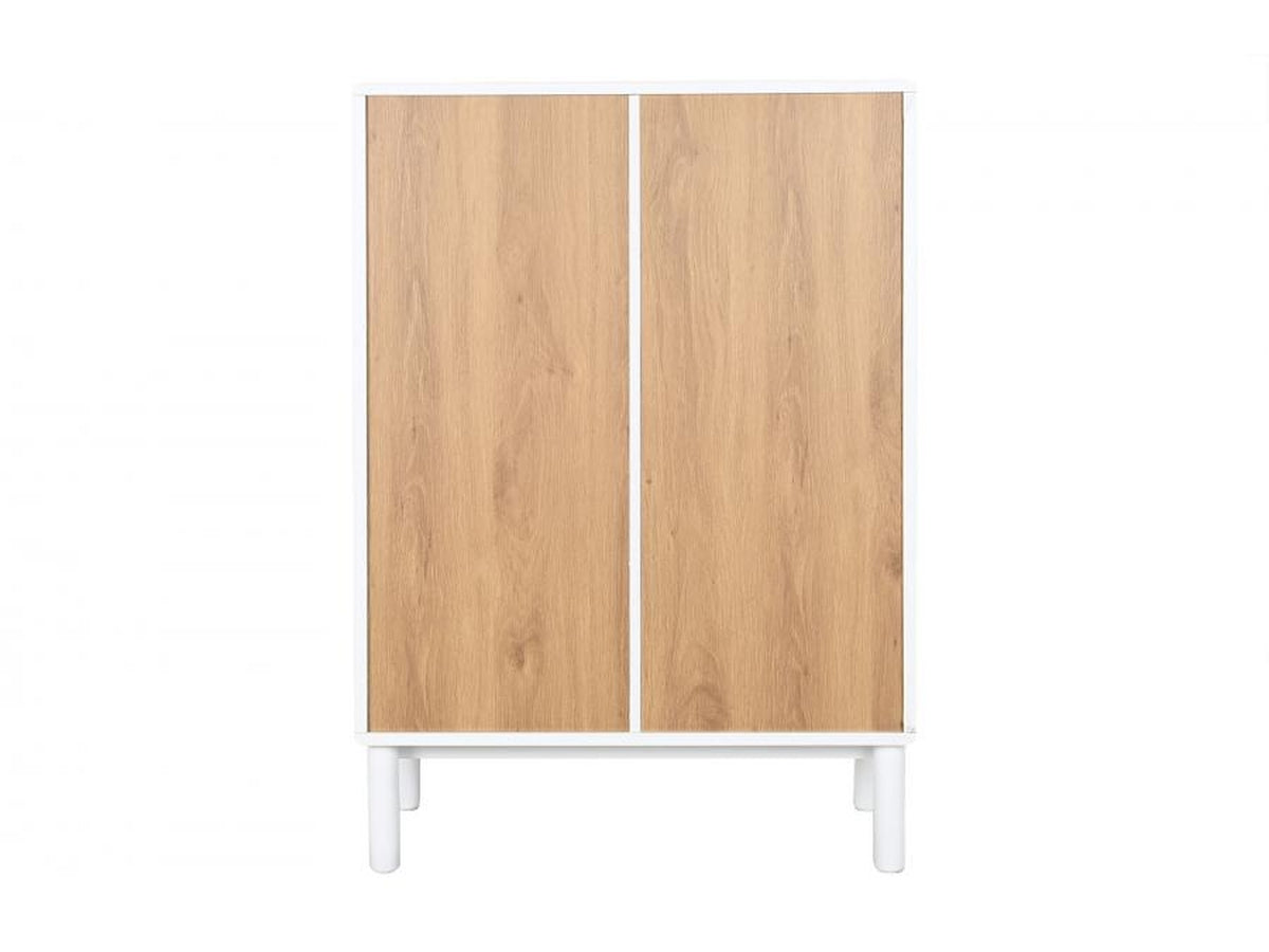 Mobile chiffonier 80x40x117cm di colore bianco