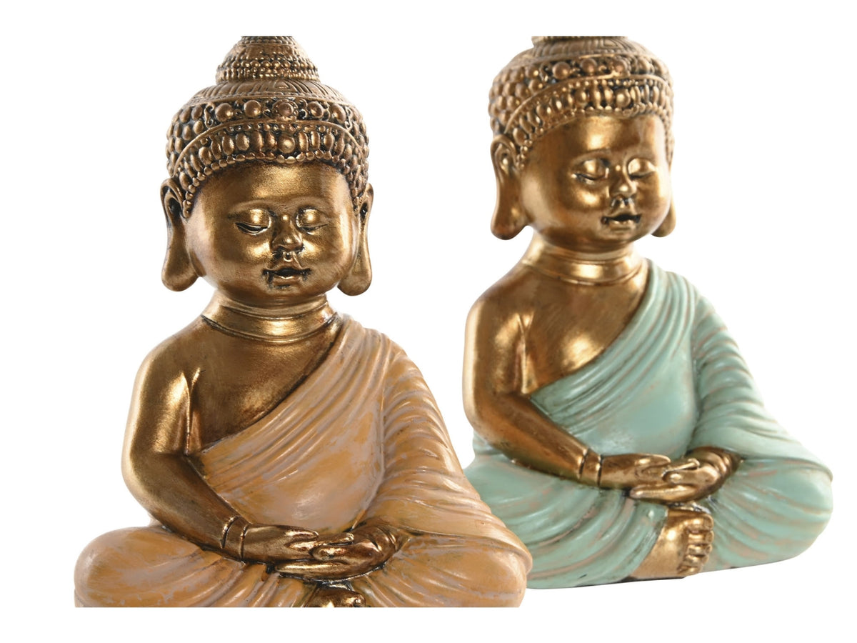 Statua budda  9x6x13cm in resina in 2 modelli assortiti