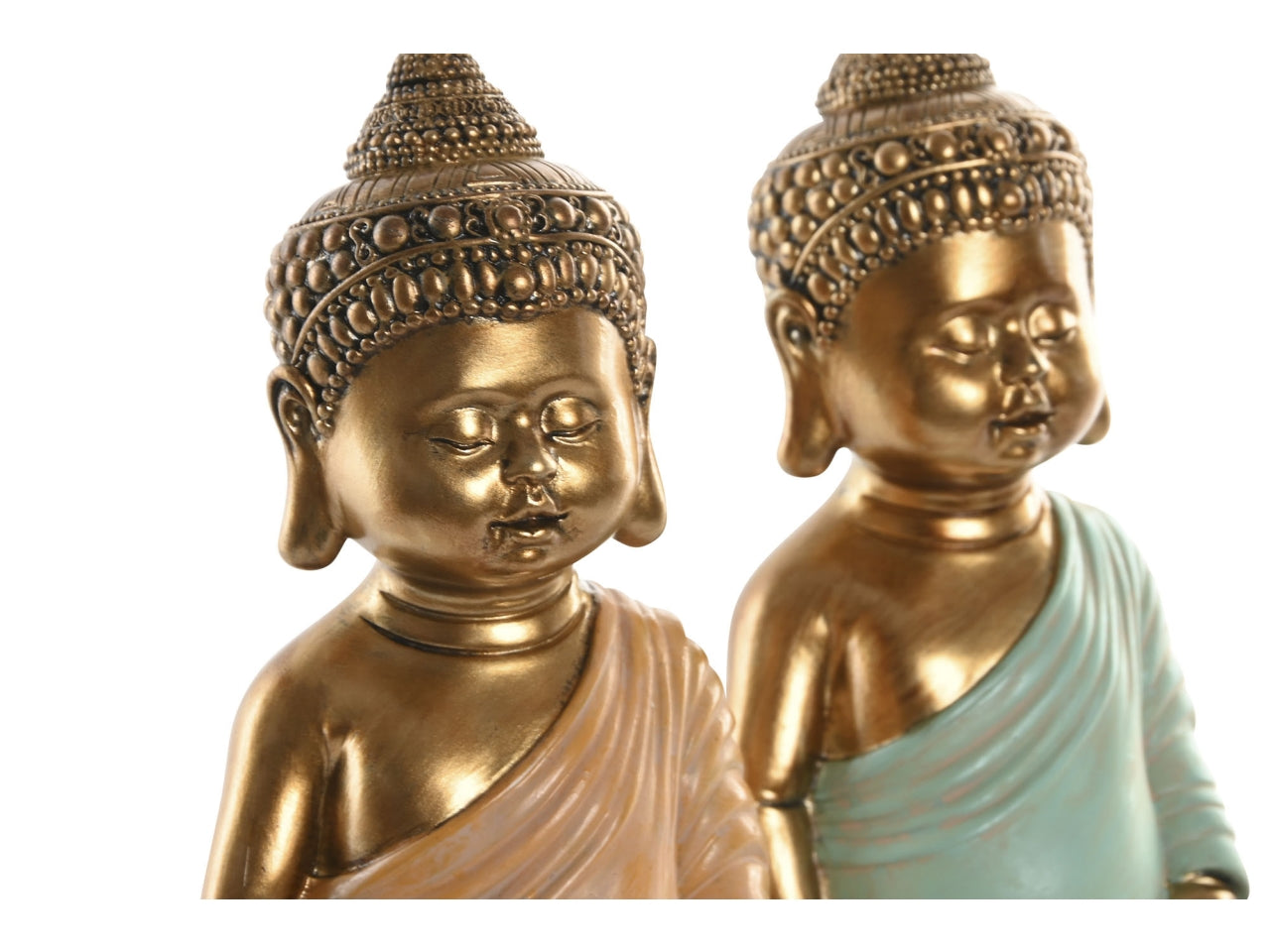 Statua budda  10x8x24cm in resina in 2 modelli assortiti