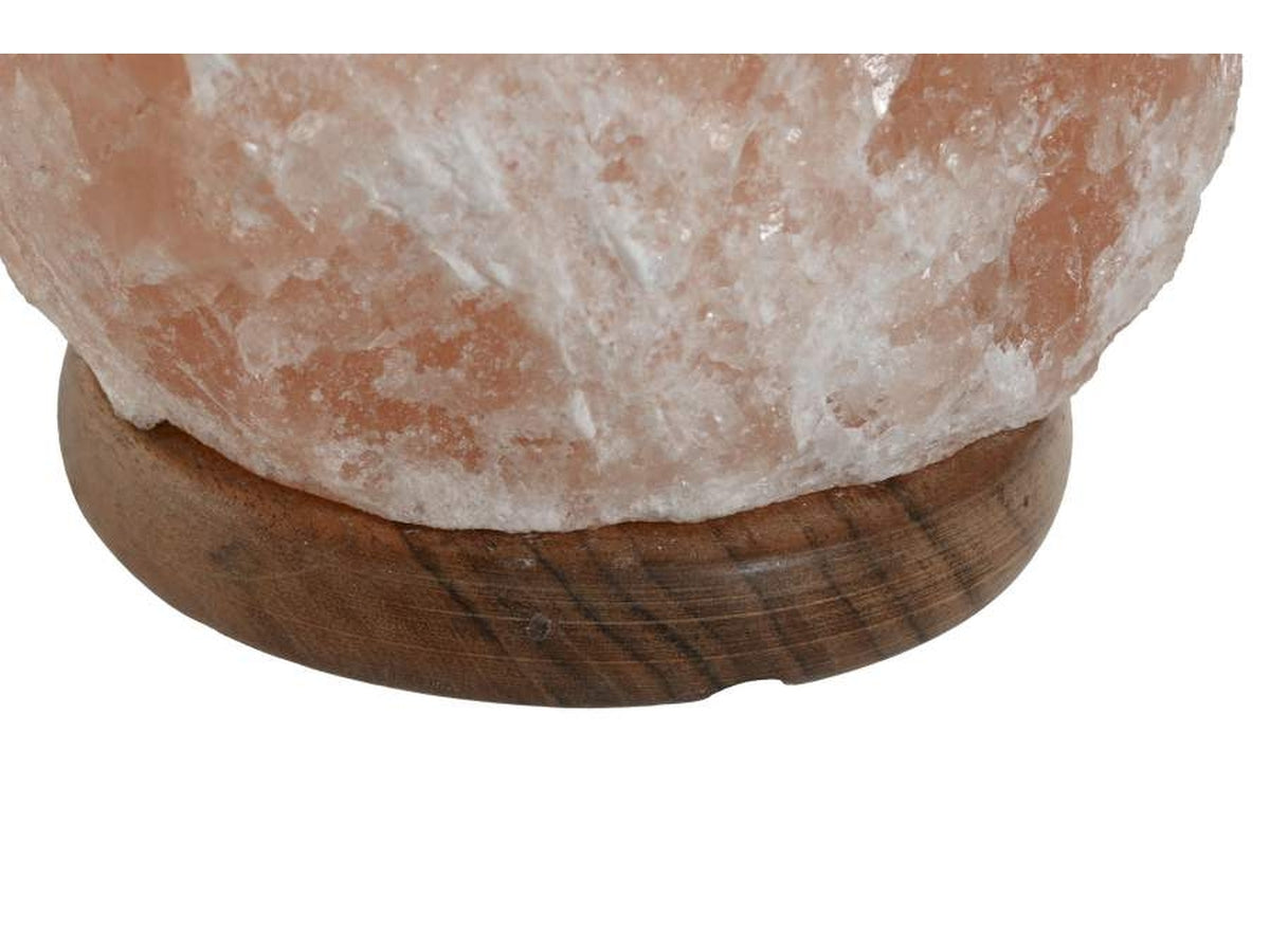 Lampada da tavolo a forma di roccia in mango 17x14x35cm