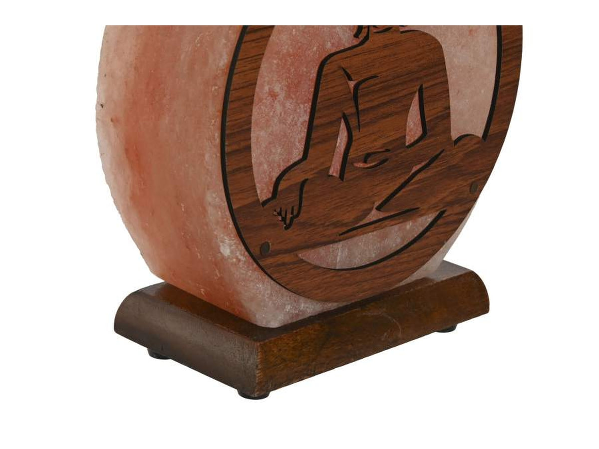 Lampada da tavolo in sale del himalaya 16x7x18cm