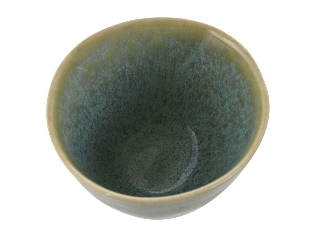 Ciotola in gres porcellana smaltato 10,5x10,5x6 di colore turchese