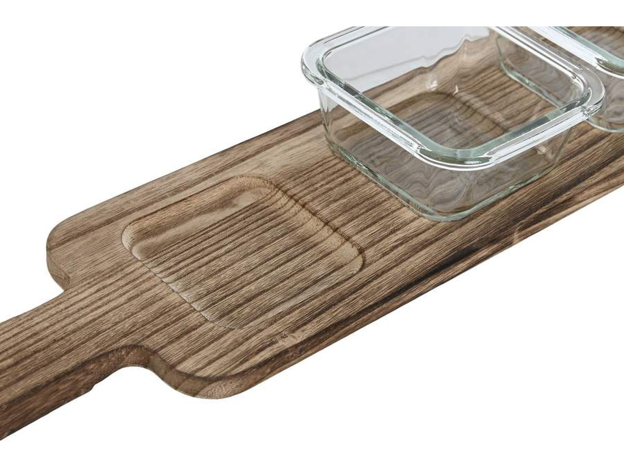 Set aperitivo in cristallo la confezione Ã¨ composta da 4 ciotole con base 43x10x5,5cm
