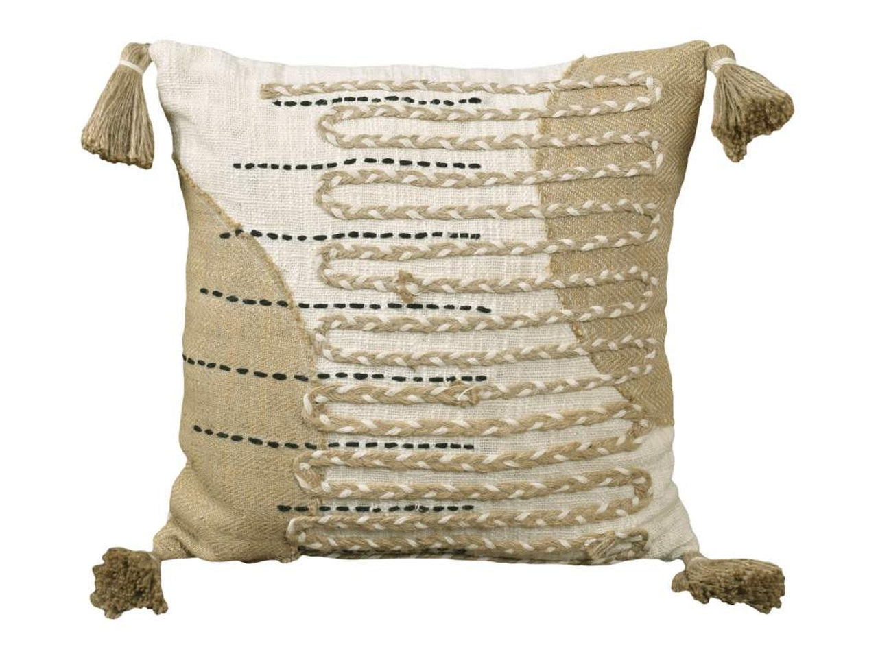 Cuscino in cotone iuta 45x45cm