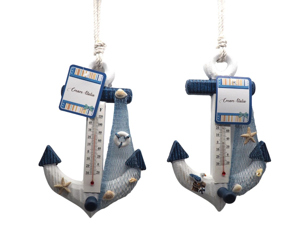 APPENDINO ANCORA CON GANCIO E TERMOMETRO 23,5X36X15,5CM
