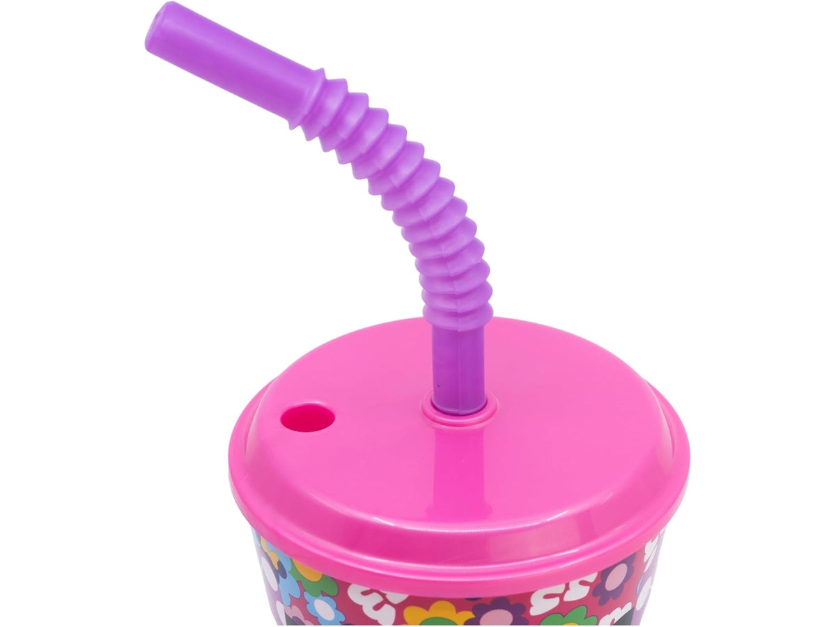 Minnie bicchiere con cannuccia 430ml