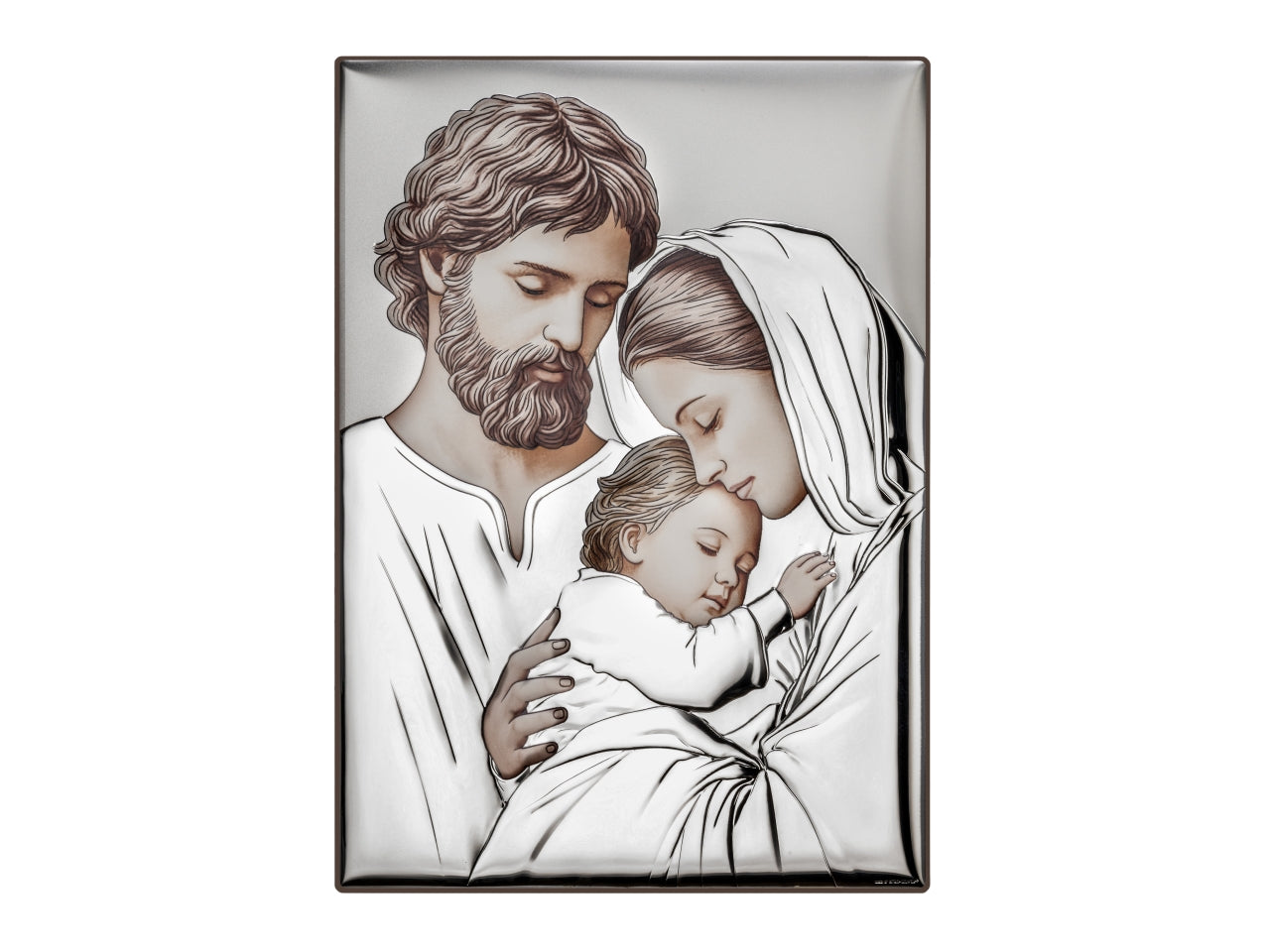 Sacra famiglia ceramica 22x30,5cm