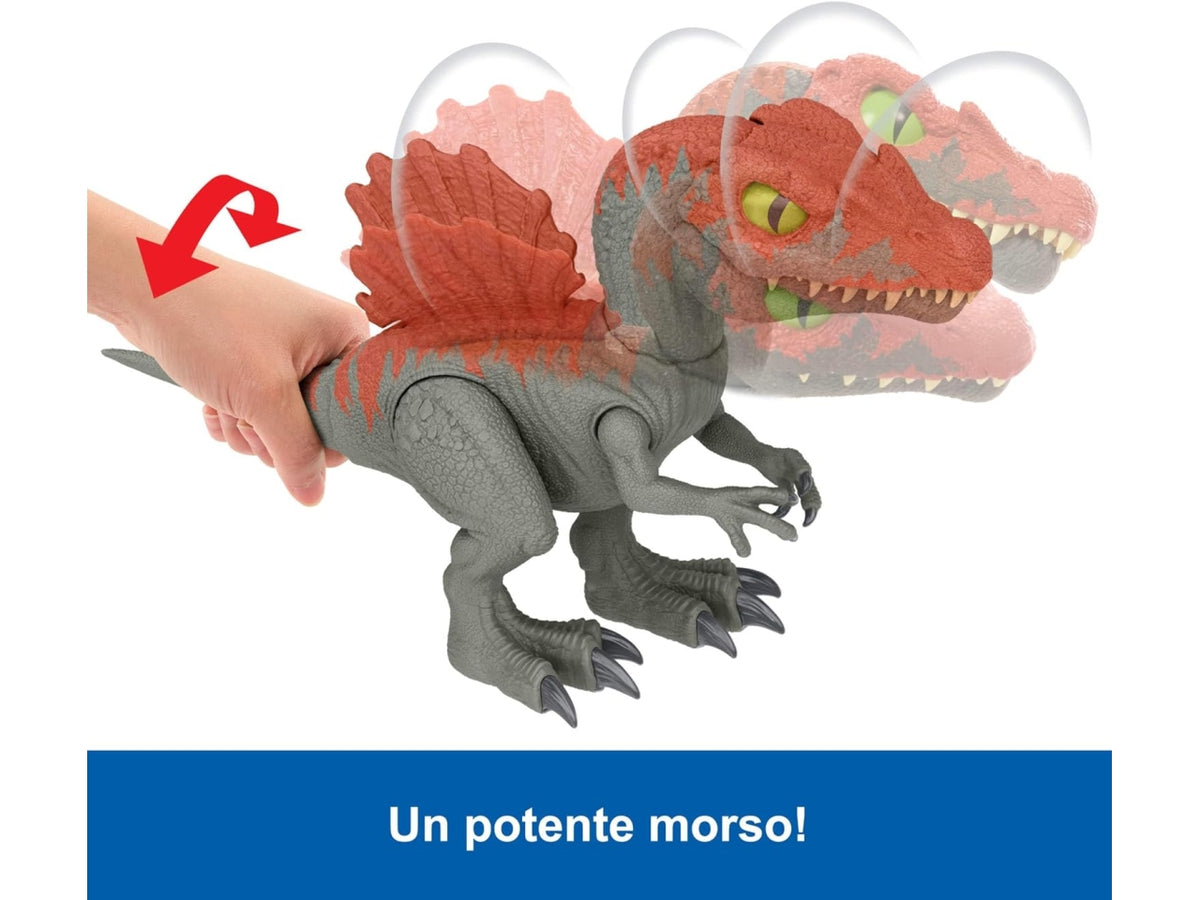 Jurassic world spinosaurus distruggi gabbie