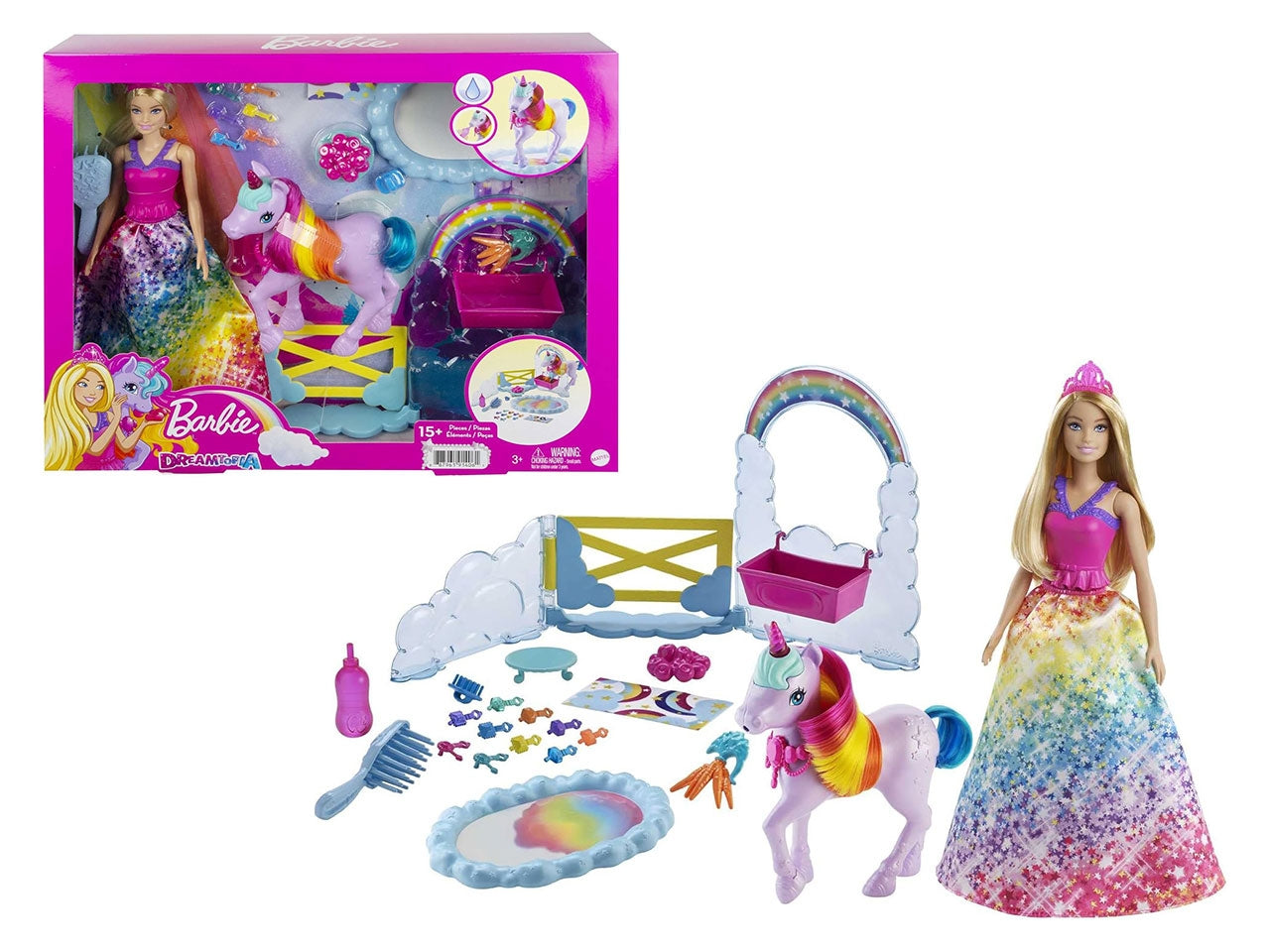 Barbie dreamtopia con unicorno e accesori