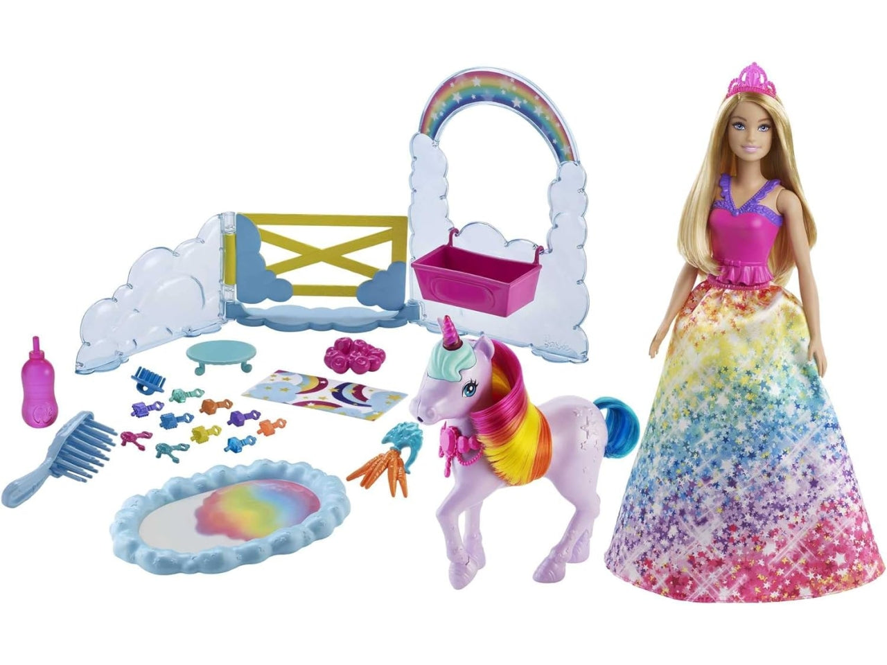 Barbie dreamtopia con unicorno e accesori