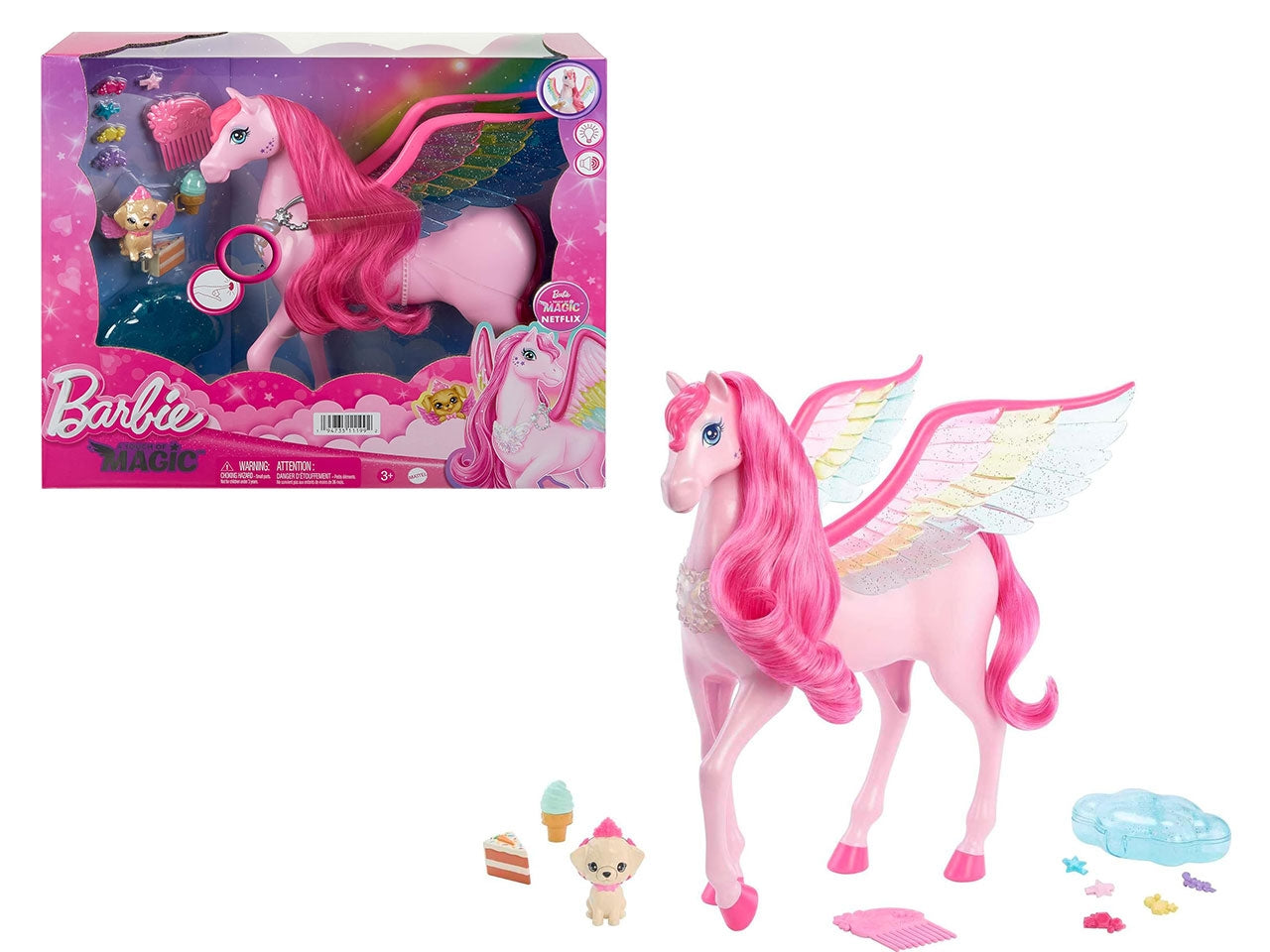 Barbie atom pegasus cavallo alato