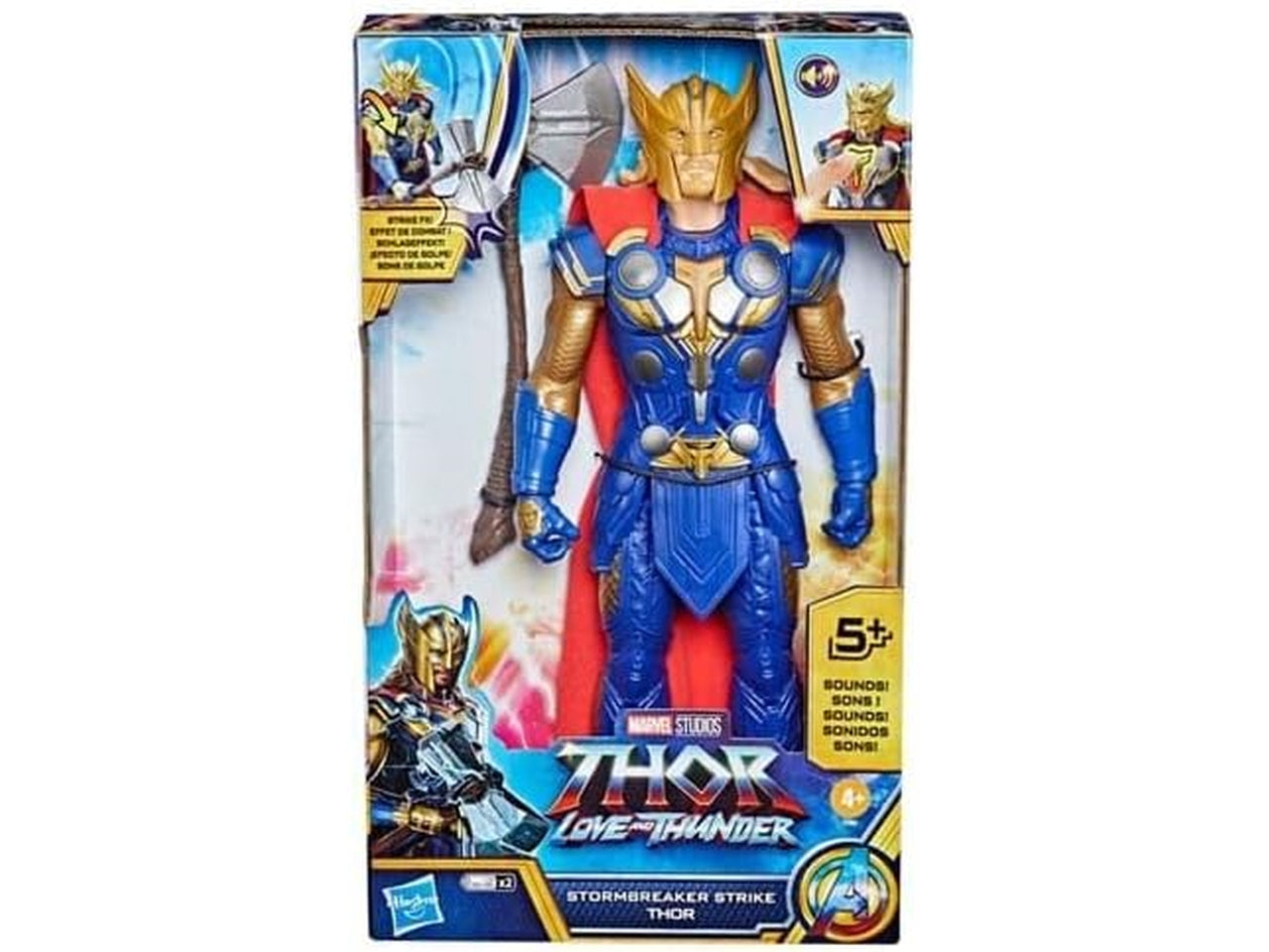 Thor love & thunder thor 35cm con suoni