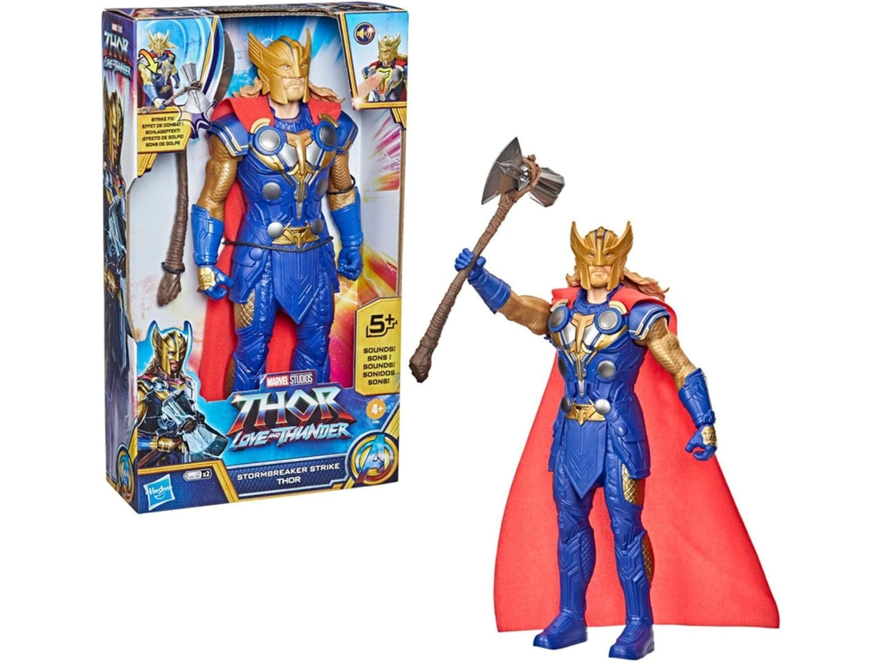 Thor love & thunder thor 35cm con suoni