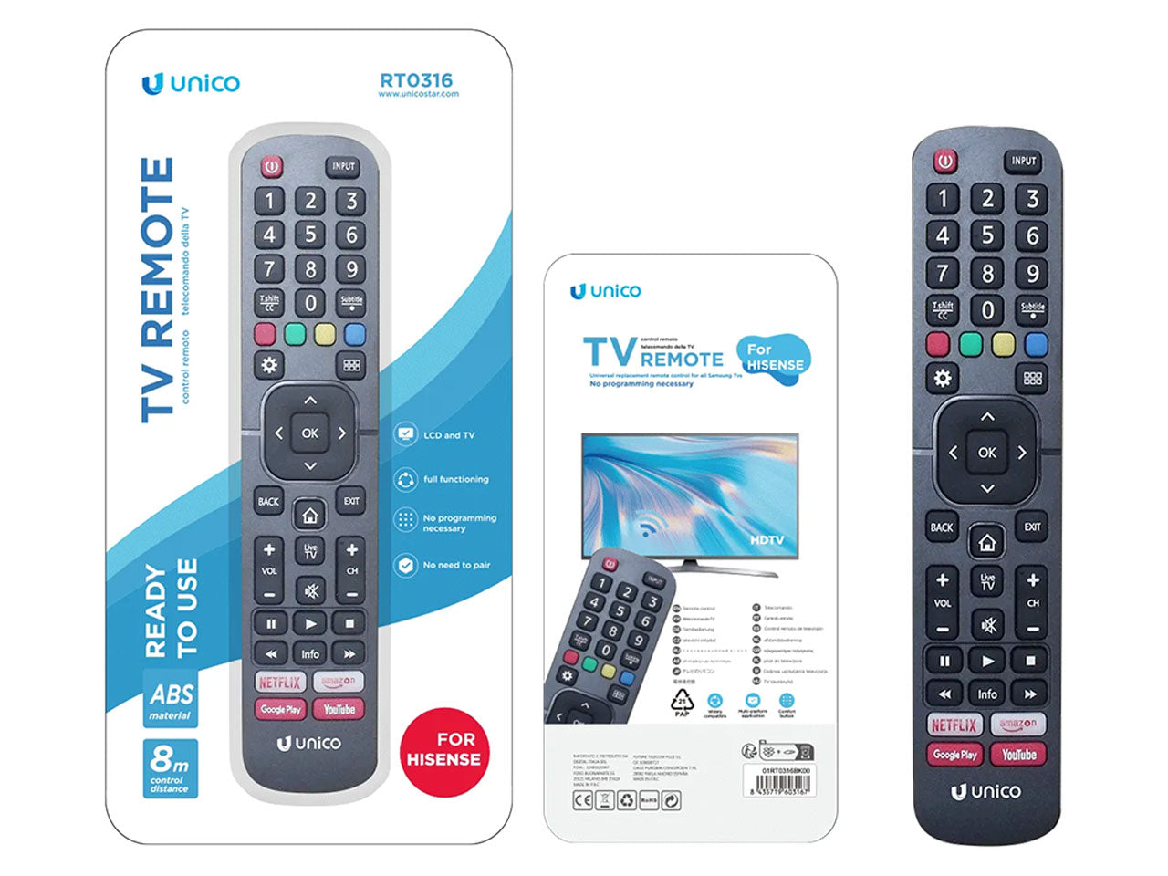 Telecomando Hisense TV
