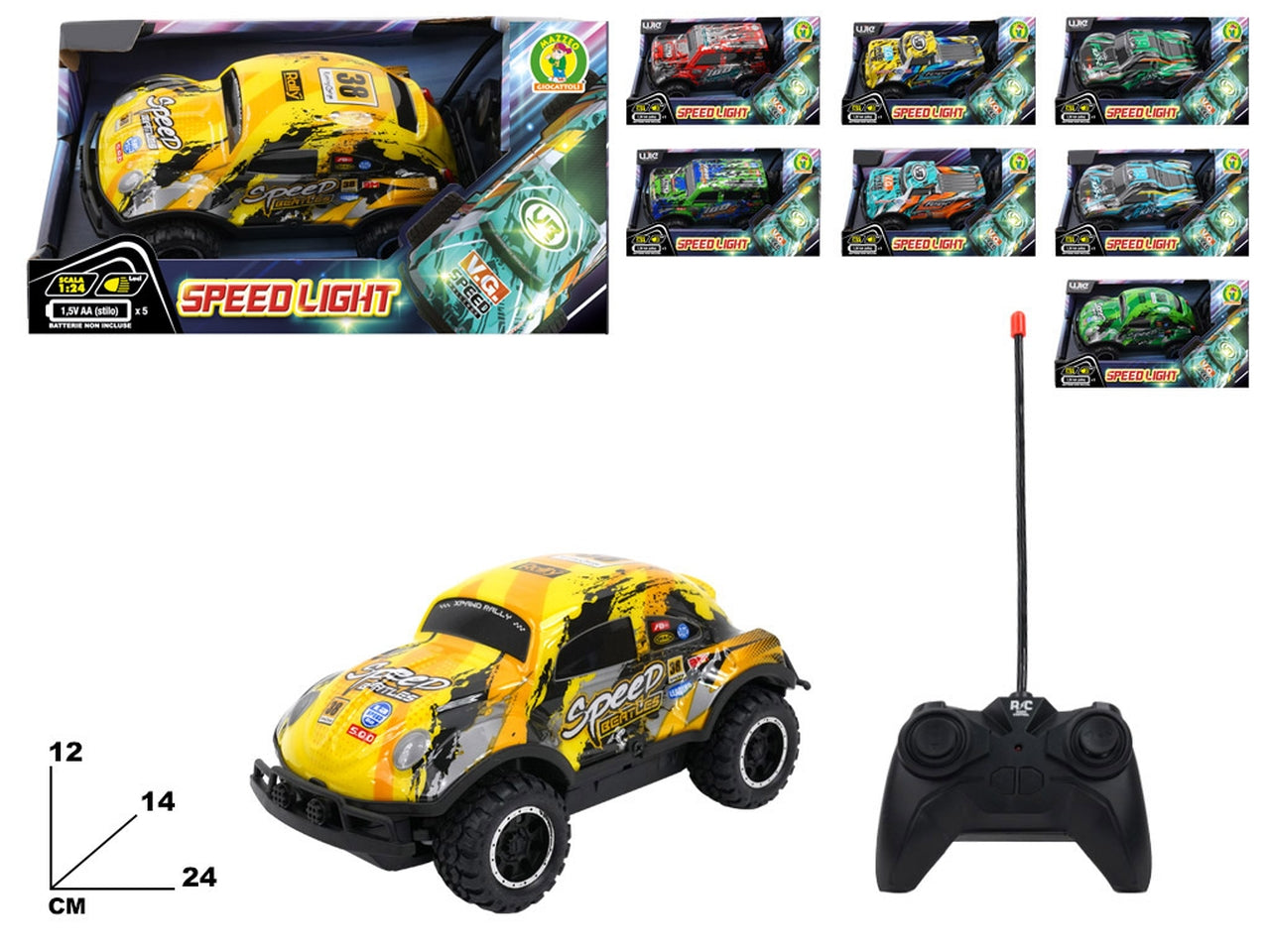 Auto radiocomando speed light scala 1:24