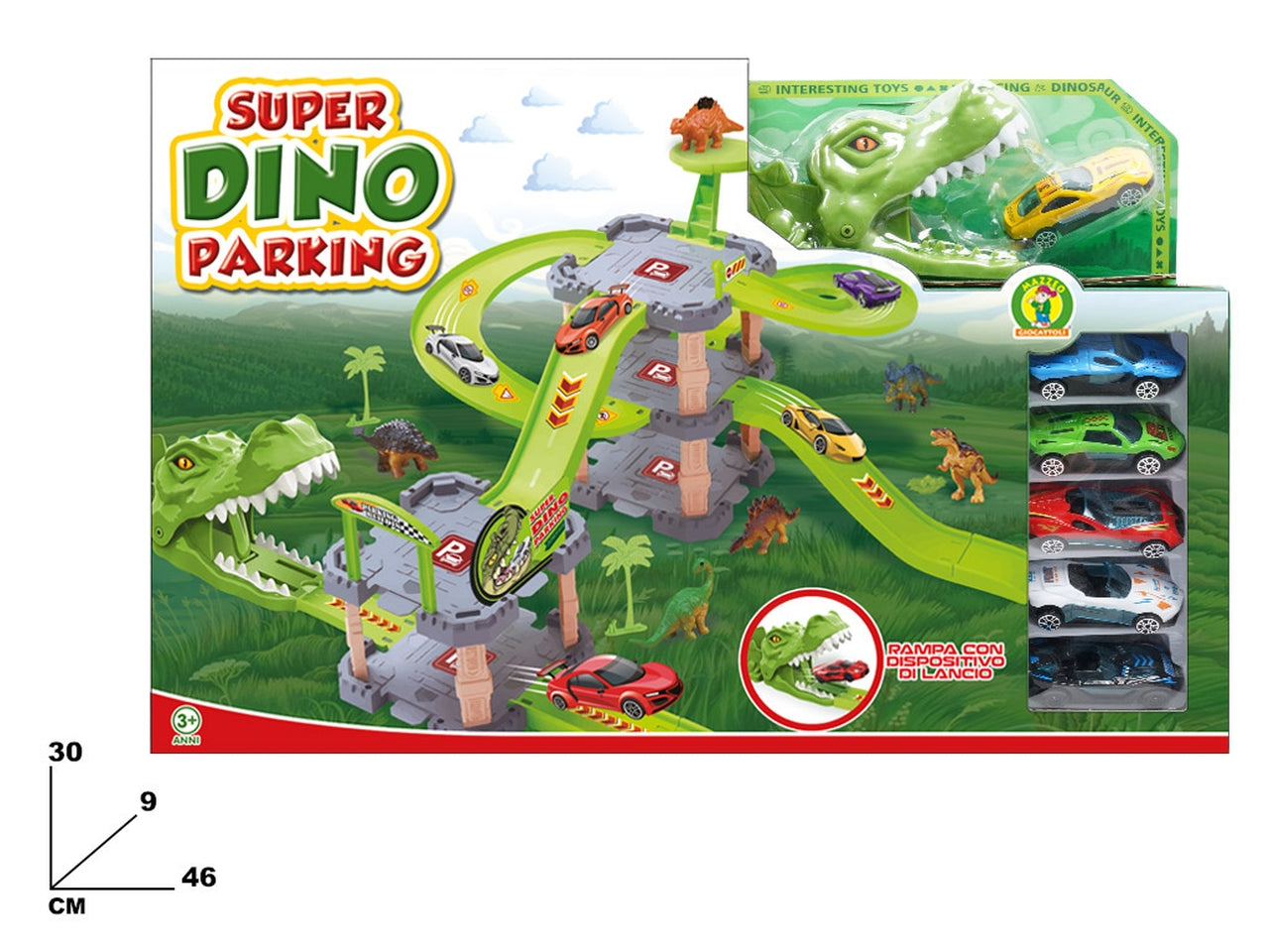 Pista super dino parking