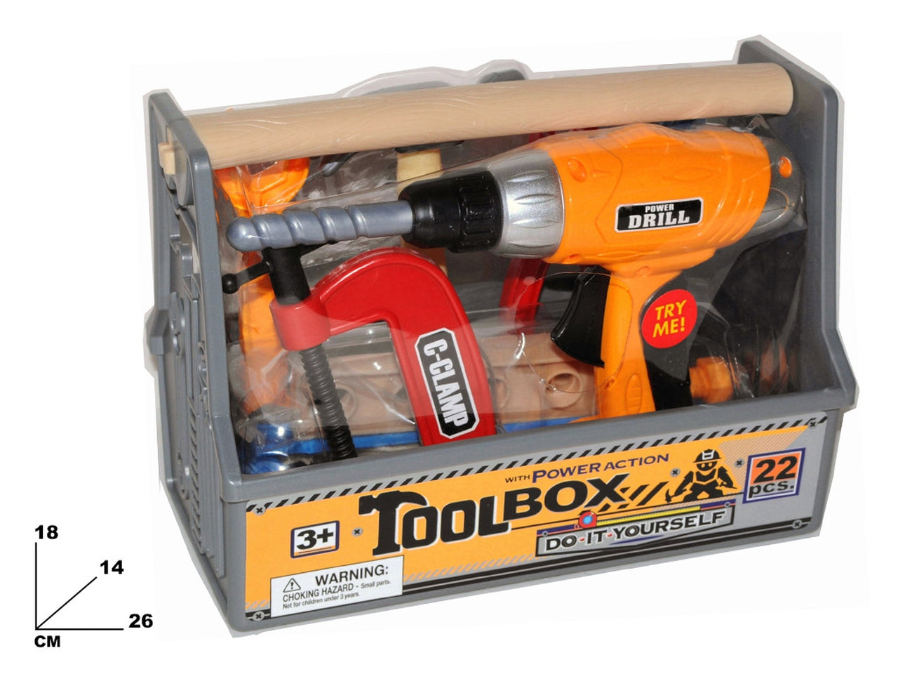 Attrezzi toolbox con trapano a frizione