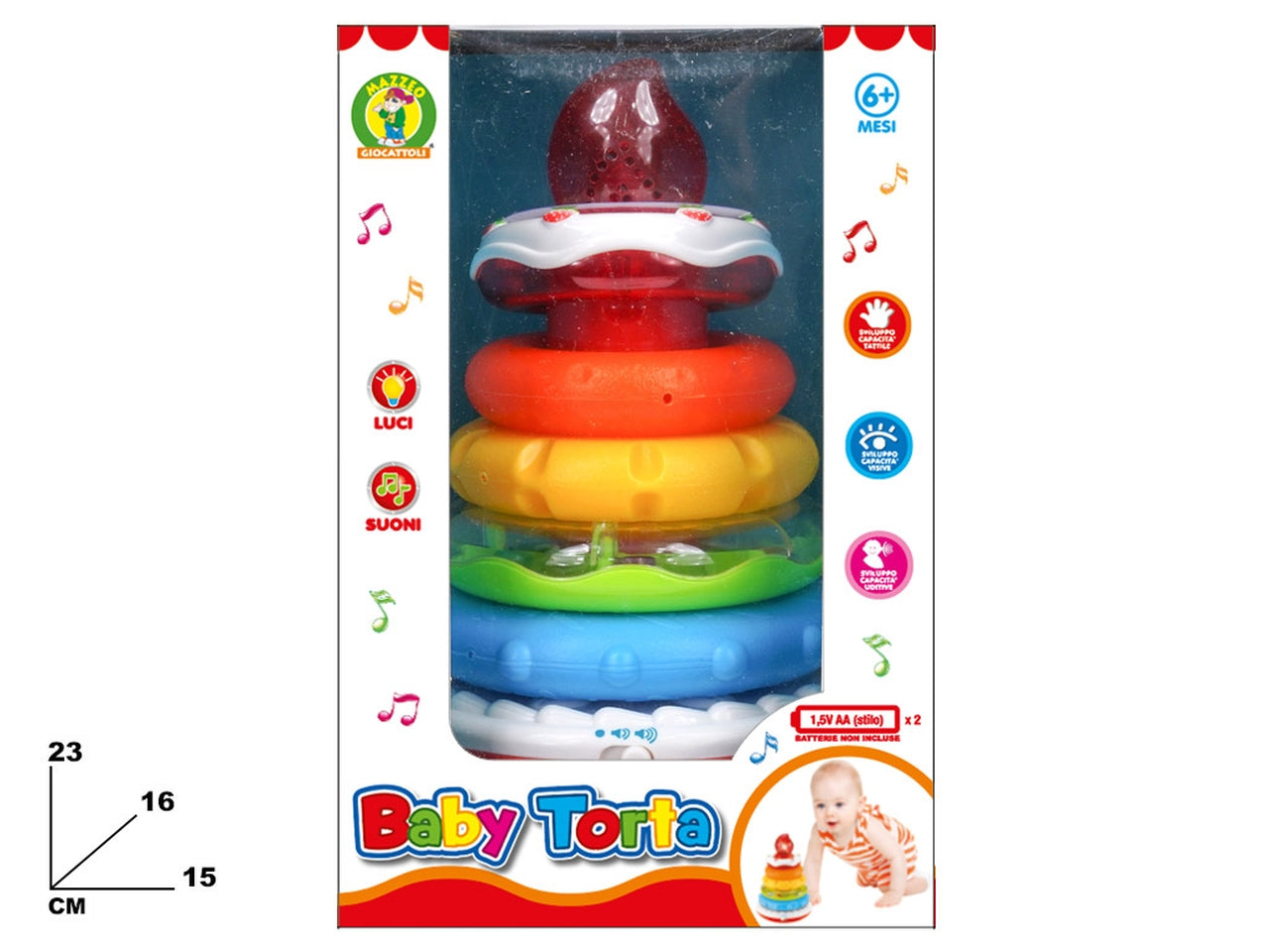 Baby torta mondo bimbi