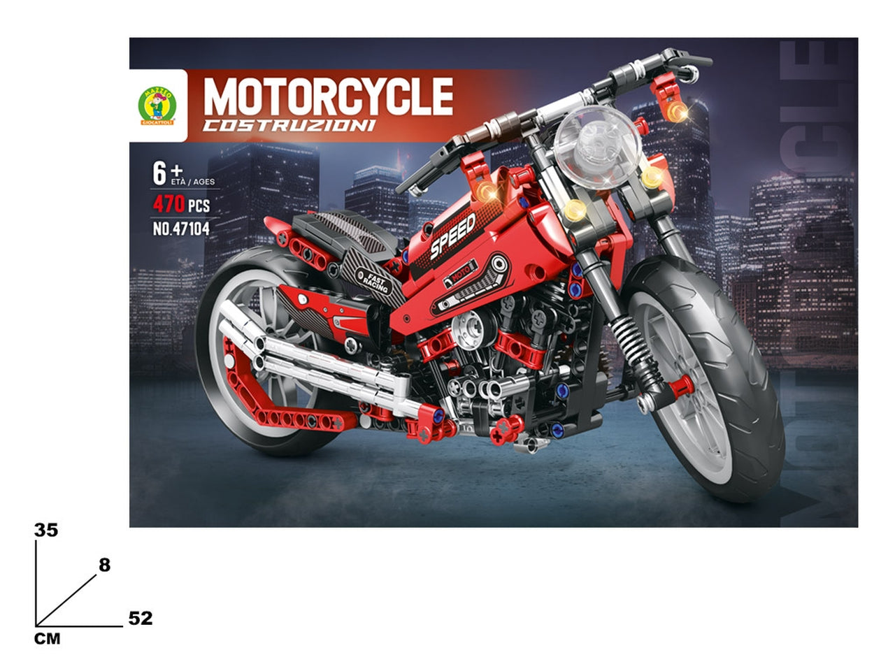 Costruzioni motorcycle 470 pezzi