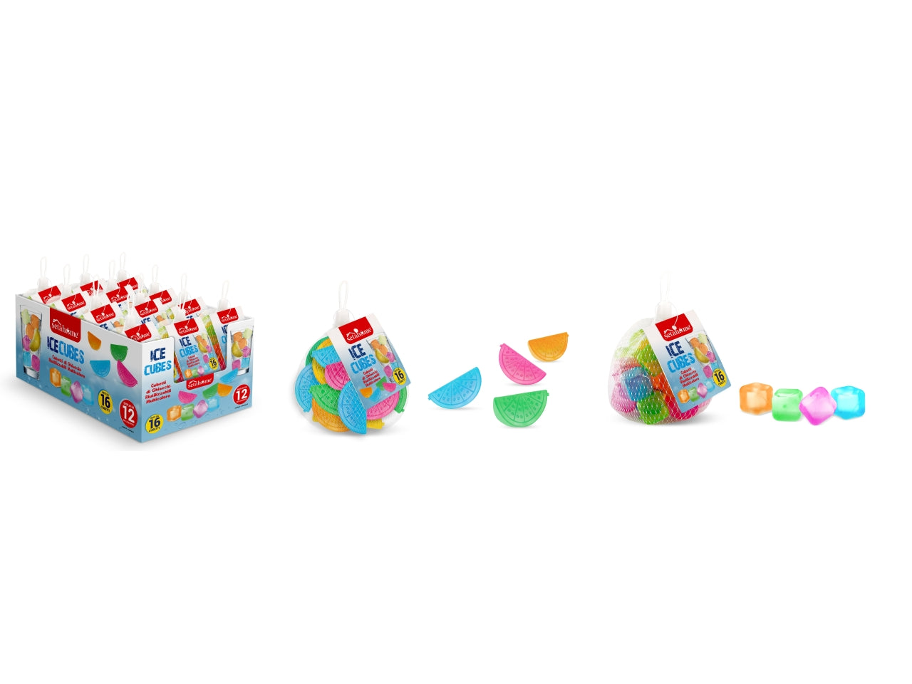Cubetti per ghiaccio confezione da 16 cubetti