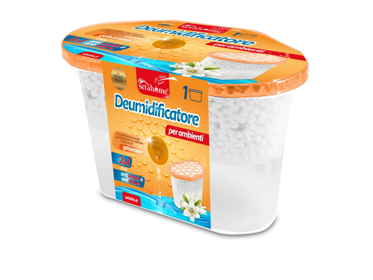 Deumidificatore per ambienti 500ml gelsomino