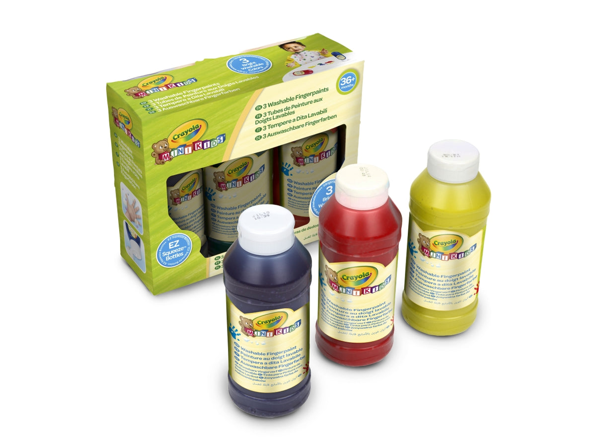 Mini kids 3 colori a dita lavabili  236ml