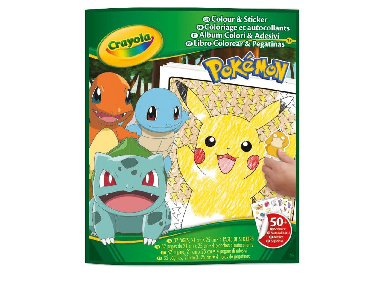 Album adesivi coloring pokemon