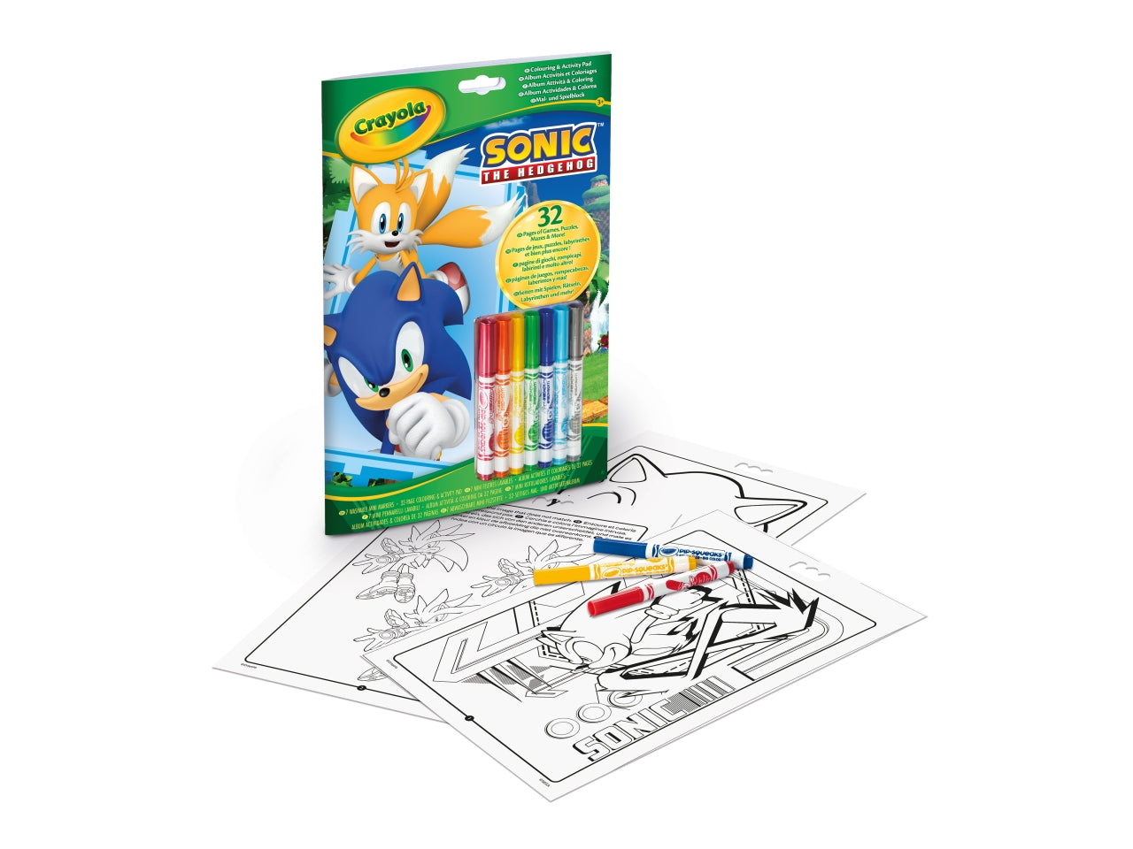 Coloring sonic album attivita'
