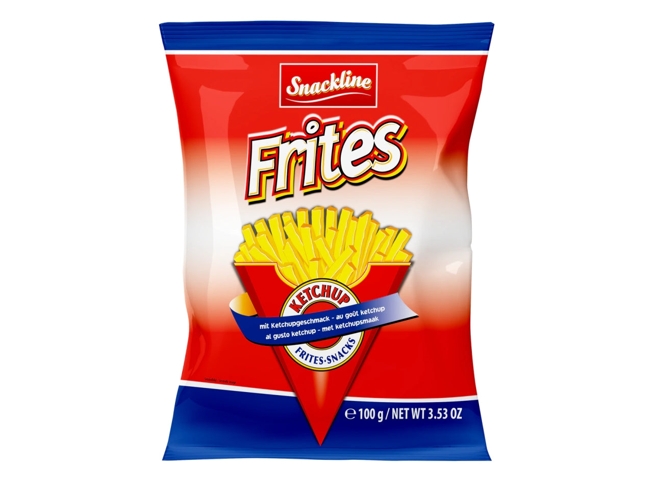 Frites snack al gusto di ketchup 100g