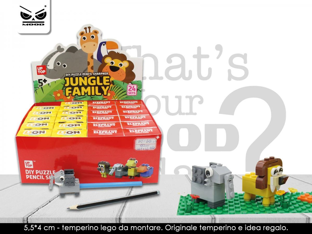 Temperino lego animali
