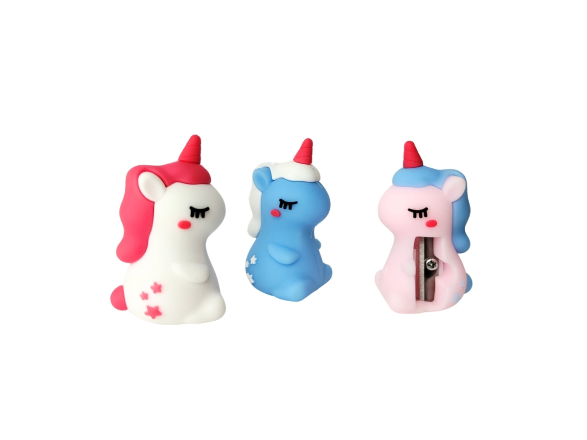 Temperino unicorno & gomma